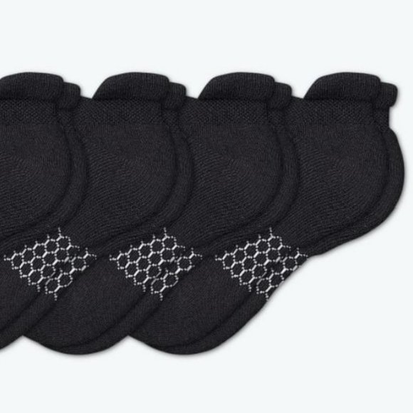 Bombas Socks Women's Small Solids Ankle Sock Qty 2 Pairs New - Picture 7 of 9